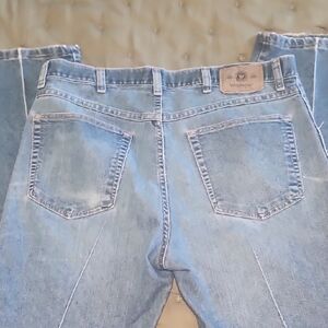 Vintage Light Blue Men's Straight Jeans